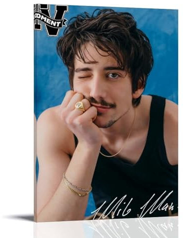 NLiangJi Milo Manheim Leinwand-Poster für Schlafzimmer, Wohnzimmer, moderne und ästhetische Dekoration, 30 x 45 cm