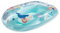 Bateau de natation pour bébé (bleu) - Bateau gonflable pour tout-petits - Aide à la natation pour la plage et la piscine - Matelas gonflable pour bébé de 6 à 24 mois