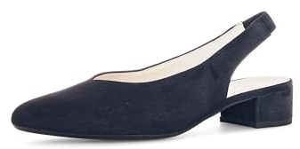 Gabor Damen Slingpumps, Frauen Pumps,Glitzer,blau,Rolling-Soft,Sensitive,Basic,Derby,Silber,rosa,grau,beige,Lack,braun,Dark Blue,39 EU / 6 UK