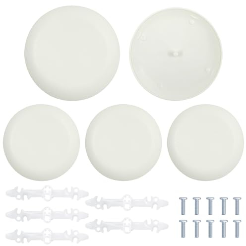 CP3540 Ceiling Light Cover Plate Round Ceiling Hole Cover for 3-1/2 & 4 Electrical Box (5PCS)