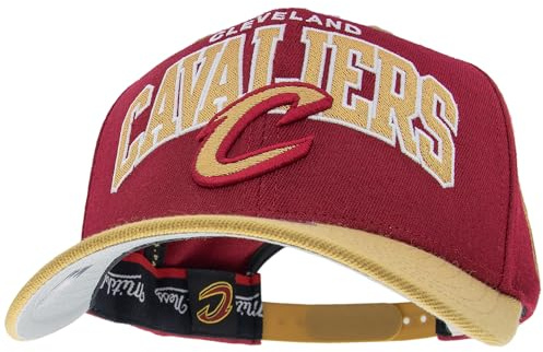 Mitchell & Ness NBA Team Arch Basecap - HWC (Hardwood Classics) | mit verstellbarem Classic Red Snapback Verschluß