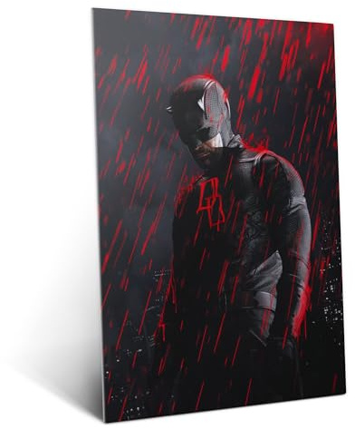 Displate Metallposter Marvel Daredevil: Born Again - Season 2 Wanddeko Poster für Schlafzimmer Magnetische Befestigung 32 x 45 cm