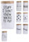 Papiersack Paper Bag rund Kraftpapier Beutel Braun Weiß 'STUFF'