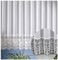 heimtexland edle Store Gardine aus Websablé transparent mit echtem Makramee Sockel in rein weiß - HxB 120x600 cm für Dekorationsbreite 190-240 cm - Ökotex Macramé Vorhang Typ516