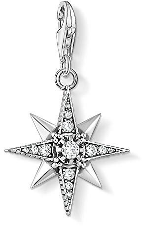 Thomas Sabo Damen Charm-Anhänger Royalty Stern 925 Sterling Silber 1756-643-14
