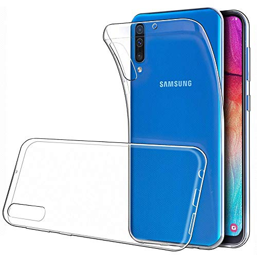 CoverKingz Handyhülle für Samsung Galaxy A50/A30s - Silikonhülle Soft Case Bumper Durchsichtig - Handy Hülle Slim Cover Transparent