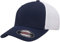 Flexfit Unisex Ultrafiber Airmesh Fitted Cap Hut, Marineblau/Weiß, S-M