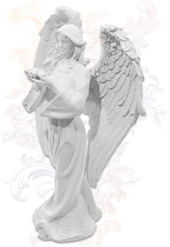 mtb more energy Deko Engel ''Hope'' - Engelsfigur Schutzengel Angel - Höhe 17 cm - Dekoration Figur Glaube Hoffnung Liebe