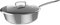 Cecotec Cazo Polka Classy 16 Pot Steel. Diámetro 16 cm, Capacidad 1,3 L, Acero Inoxidable 18/10, Revestimiento Antiadherente, Mango Remachado, Tapa de Cristal, Apto para todo tipo de Cocinas
