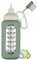 MUKOKO Botellas de agua de vidrio de 64 onzas con pajilla, botella de agua de medio galón con marcador de tiempo, botella de agua motivacional con fundas de silicona, botella de agua de vidrio grande
