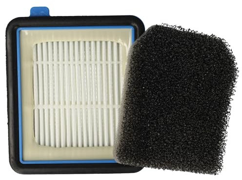 vhbw 1x HEPA-Filter, 1x Vormotor-Filter Ersatz für EF160, EFKW2, Electrolux Well Q6-8 Filter Set, 9009232704, 140117409023 für Staubsauger
