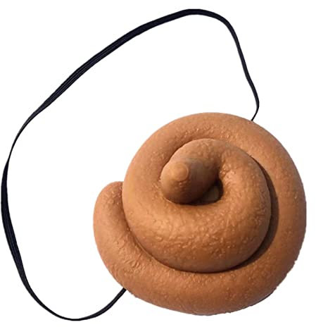 TAYSTE Faux étron,Chapeaux de Tabouret réalistes avec Corde - Jouets de Faux tabourets pour la Farce d'halloween du Poisson d'avril, Accessoires de Jeu Tricky Toys pour Femmes Hommes