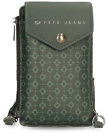 Pepe Jeans Bethany Geldbörsen und Geldbörsen aus Kunstleder, Schwarz, Grün, Verschiedene Größen