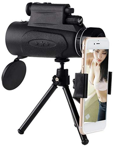 ASVIL Potente pequeño monocular portátil de largo alcance 8000m pequeño monocular portátil para smartphone 100X90 Spyglass Zoom HD Óptica Alcance