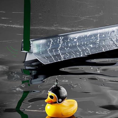 EMKE® Duschdichtung für Duschtüren 4-6mm Glasstärke, Premium Kürzbare Dichtung Dusche Glastür Unter mit Gummilippe, Langlebige Duschtürdichtung 100cm