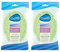 Calypso Body Emotion - Relaxing moment - Esponja vegetal con algodón y lino (colores aleatorios) (Paquete de 2)