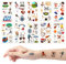 10 Blatt Baseball Tattoo, Tattoo Kinder Sport Cartoon-Tattoo-Aufklebe Temporäre Tattoos für Kinder Baseball-Partygeschenke Geburtstagsdekorationen Geschenke Spielpreise