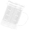 susiodeu Versatile Glass Measuring Cup with Lid for Kitchen, 350ml