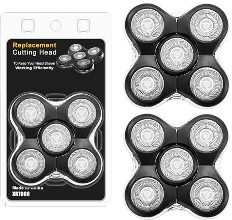 Rasierer Ersatzköpfe Kompatibel mit Remington Balder Glatzenrasierer XR1500, XR1501 und RX5 Ultimate Series Kopf Rasierer,2 pack