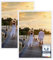 CABBEL Lot de 2 cadre photo 50x70 Cadre en bois MDF avec verre acrylique incassable en Blanc