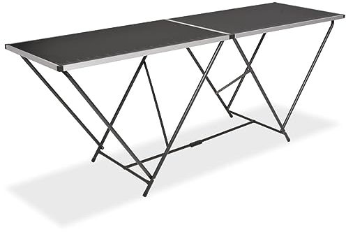Home outdoor OthersFolding Pasting Table MDF and Aluminium 200x60x78 cm