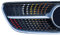 SB CarDesign Diamantgrill Folien Sticker Aufkleber für Mercedes V-Klasse W447 VITO Grillaufkleber (Schwarz)