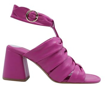 BRUNO PREMI Sandalias de tacón Mujer - Fucsia modelo 1706 1706 Cuero, fucsia, 38 EU