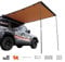 KXJPIZIYB SUV Dachzelt Autot, Auto Markise, Fahrzeugseitenmarkise, Wasserdicht und Sonnenschutz, Einziehbare Seitenmarkise Ausziehbar, für 4x4/Auto/SUV/LKW(140x250cm/4.5x8.2ft)