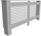 High Radiator Cover Wood Cabinet: 92cm Height Grey Extra Large Heater Covers Horizontal Slat Internal Heights 90cm Tall Radiator Shelf Thicken MDF Wooden Bedroom Hallway Wall Cabinets
