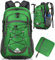 IGOLUMON Wanderrucksack Herren Damen 40L Wasserdichter Rucksack Leicht Faltbarer Reiserucksack Trekkingrucksack mit Reflexstreifen Für Radfahren, Klettern, Bergsteigen und Reisen Sport