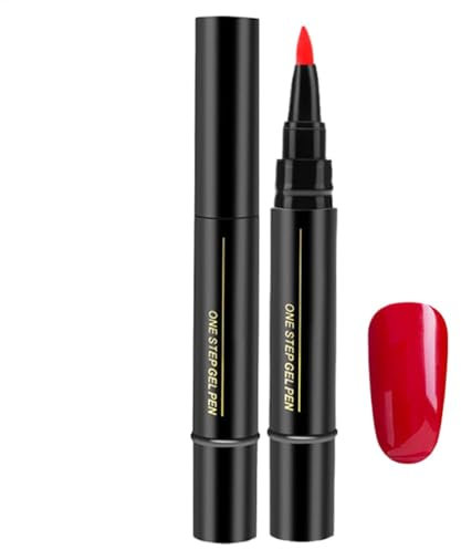 Nagellackstifte, 12 Farben 5 ml Nagelkunst Pen Nagelkunstpolitur, Schnelltrocknender Nagellack Gel Stift, Nagelgel Malstift Nagelfärbestift für Mädchen, Freunde, Frauen
