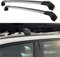 FQYZJDCZ Dachgepäckträger Querträger für Evoque(4door) 2012-2015, Auto Dachgepäckträger Querträger Dachreling Schienen Träger Halter Zubehör,C-Silver Black