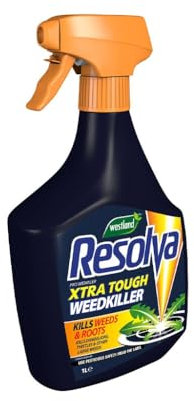 Resolva Pro Xtra Tough Weed Killer Ready to Use - Fast-Acting Herbicide for Weeds, Brambles, and Tough Vegetation - Effective on Roots, with Visible Results in Hours (1L)