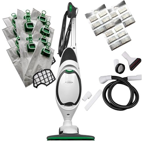 Aspirapolvere Folletto VK150 - NUOVA - + Spazzola HD50 E 5 Anni Di Fornitura Sacchetti + Profumi + Filtri Motore + Kit Tubi – Potenza 60.000 giri/min, (2 ANNI GARANZIA CON THE POINT FOLLETTO)