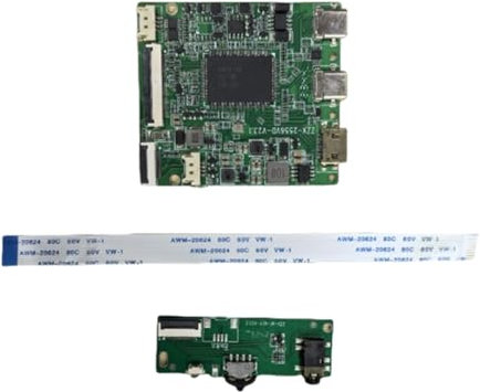 Hopbucan Controller-Karte, kompatibel mit 2 Typen C für LCD-Bildschirm EDP 11,6 13,3 14 15,6 17,3 1920 x 1080 30 Pin 40 Pin