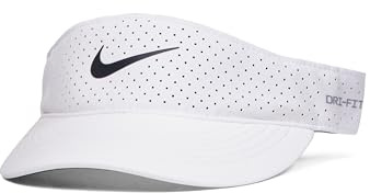Nike Dri-Fit ADV Ace Tennis-Mützenschirm, White/Anthracite/Black, FB6443-100, 1SIZE