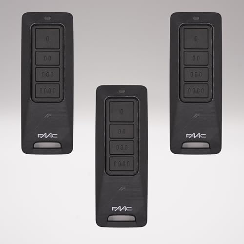 XT4 433/868 FDS - Telecomando cancello 4 canali - Rif. 787018 - Nuova generazione - Bifrequenza 433 + 868 MHz - Retrocompatibile SLH + 1 portachiavi DOMOBIP (nero - confezione da 3)