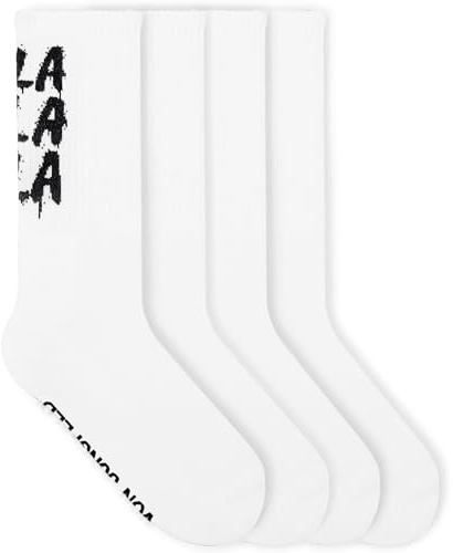 von Jungfeld Tennissocken für Damen & Herren in Gr. 35-46 - Sportsocken (Crew Socks) aus Bio-Baumwolle