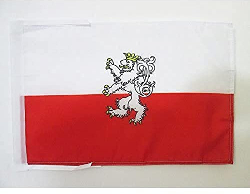 AZ FLAG - Flagge Böhmen - 45x30 cm Mit Kordel - Böhmischen Krone Fahne 30 x 45 Cm - Flaggen
