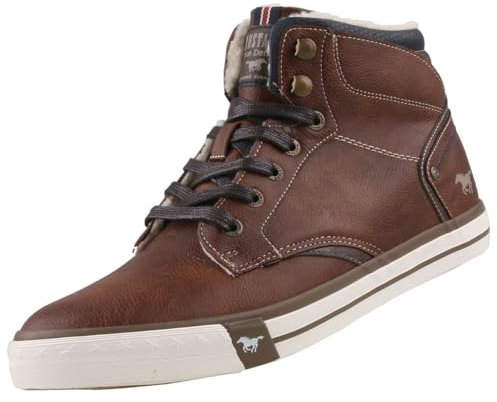 MUSTANG Herren High Top Sneaker Braun EU 45