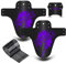 NICEDACK MTB Schutzbleche,Fahrrad Mudguard 2 Stücke MTB Mud Guard Mountainbike Hinten und Vorne Schlamm schaber Spritzschutz (A-Schutzbleche, A-Violett)