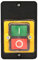 Interruptor On Off 220v- Samfox Interruptor de Parada de Arranque del Motor con Botón Pulsador Interruptor de Apagado con Superficie Impermeable a Prueba de Polvo Caja KAO-5 10A AC 220 / 380V