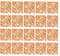 Tubayia 20 Stück Wasserdicht Fliesenaufkleber 20x20cm Selbstklebend Fliesenfolie Fliesensticker für Küche und Bad (Orange)