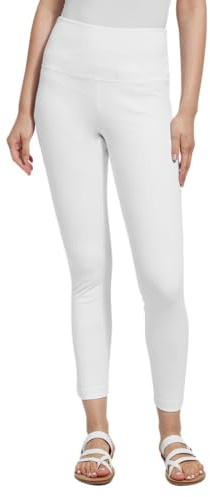 Lyssé womens6175Denim Legging Leggings - White - Large