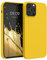 kwmobile Case Compatible with Apple iPhone 12 Pro Max Case - TPU Silicone Phone Cover with Soft Finish - Honey Yellow