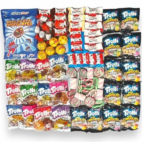 CAPTAIN PLAY Coffret Cadeau de Noël avec 1kg Chocolat Noël et Confiserie Noël Spécial