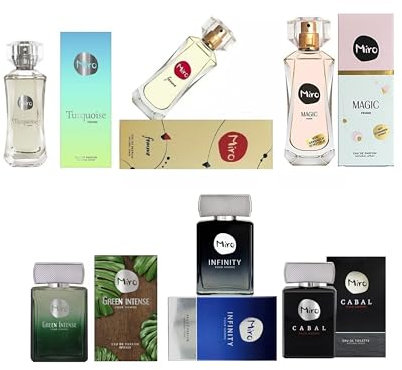 MIRO Duftcollection: Cabal/Infiniti/Green Intense Pour Homme/Femme/Magic/Turquoise/Herren/Damen