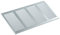 Steinberg14 Griglia di Ventilazione Rettangolare 400x200 mm - Griglie di Aerazione in Metallo Zincato - Serranda di Scarico dell'aria con Zanzariera - Copri Bocchetta Interna a Parete e a Soffitto