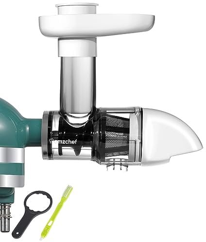 Accessorio per estrattore di succo per KitchenAid Artisan - Accessorio per spremiagrumi per KitchenAid per spremere tutti i tipi di frutta e verdura - Artisan non incluso, solo l'accessorio - Bianco