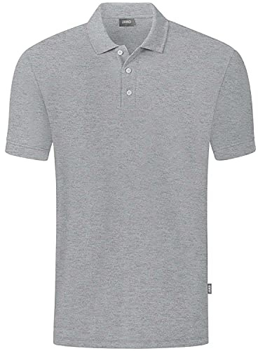 JAKO Organic Poloshirt Damen grau, 38 Damen